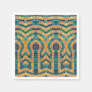 GOLD ICONS MOSAIC Standard Cocktail Papier Napkins Serviette