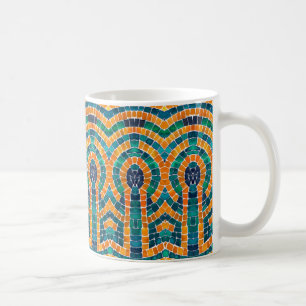 GOLD ICONS MOSAIC White Tasse