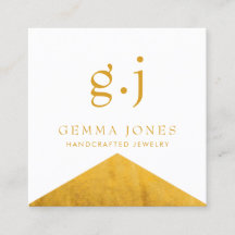 Gold Imitate Gold Foil Edge Schmuckdesigner