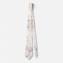 Gold Imitate Hochzeit mit edlen handgezogenen Flor Krawatte