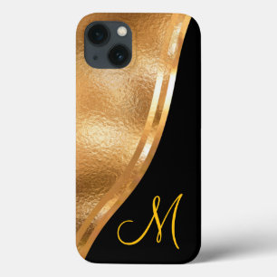 Gold Imitats Foil, Name und Monogram Case-Mate iPh iPhone Hülle
