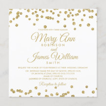 Gold Imitats Glitzer Confetti Elegante Hochzeit