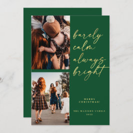 Gold Immer hell Foto Weihnachten Grün