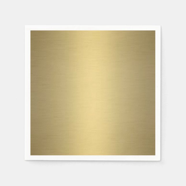 Gold in Brushed Serviette (Vorderseite)