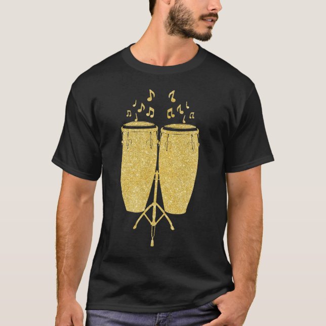 Gold Instruments - Trommeldämpfer für Konga T-Shirt (Vorderseite)