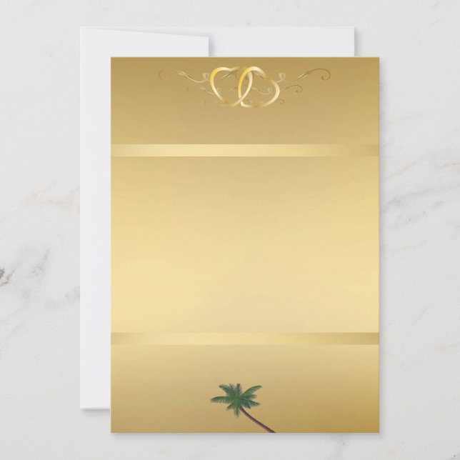 Gold Invitation1 Einladung (Vorderseite)