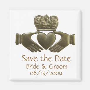 Gold Irish Claddagh - Termin vormerken Magnet