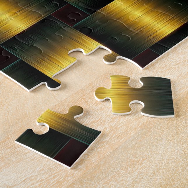 Gold Jigsaw Puzzle Golden Lattice (Seite)