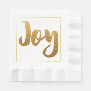 Gold Joy Weihnachtsbuch Napkins Serviette