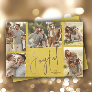 Gold JOYFUL Multi-Foto zu Weihnachten