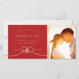 Gold Knot Double Happiness Chinesisches Hochzeitsf Save The Date