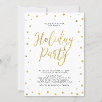 Gold Konfetti | Moderne Firmen-Weihnachtsfeier