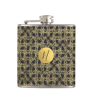 Gold Kratzer Golden Modern Glamour Einzigartiges M Flachmann