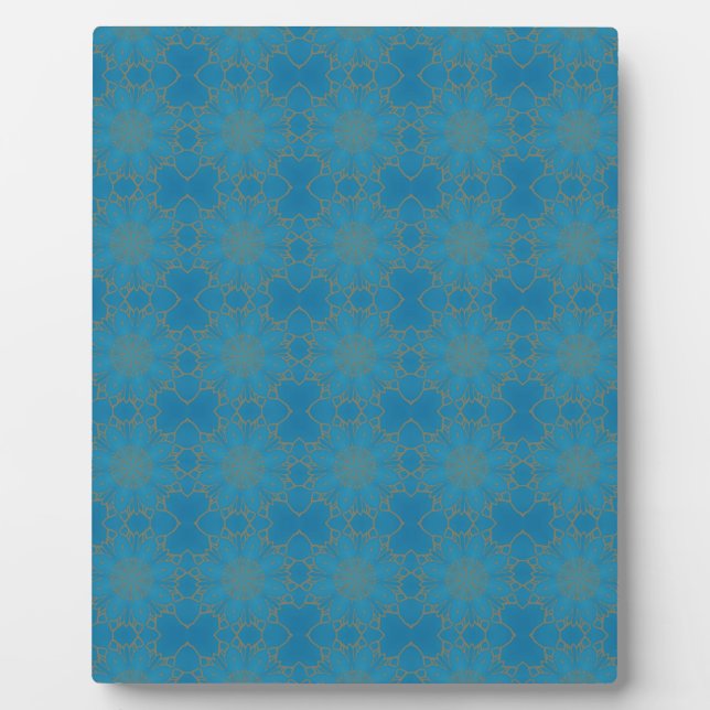 Gold Lace auf Blue Fotoplatte (Vorderseite)