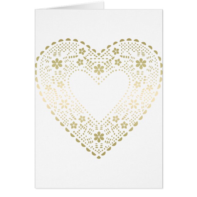 Gold Lace Heart (Vorne)