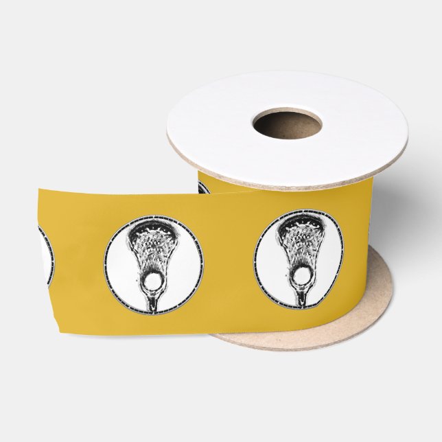 Gold Lacros Satinband (Spule)