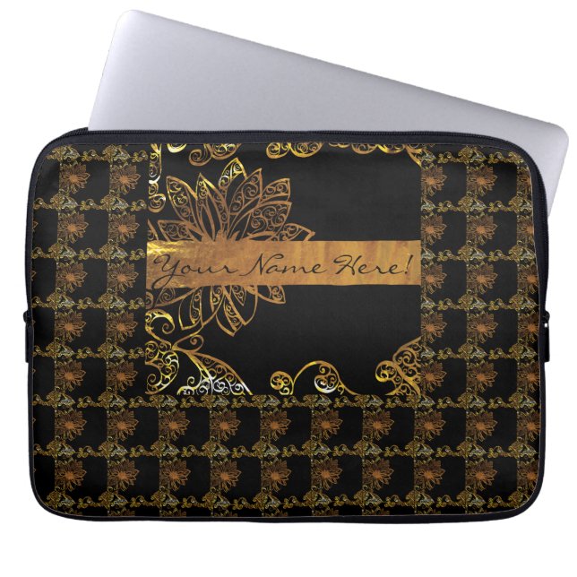 Gold Laptopschutzhülle (Vorderseite)