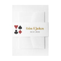 Gold Las Vegas Casino Card Anzüge Hochzeit