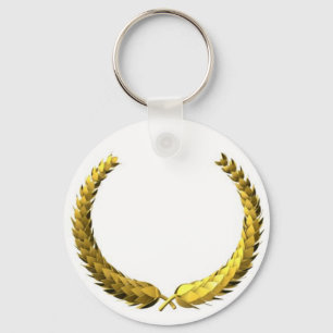 Gold Laurel Wreath Schlüsselanhänger