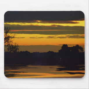 Gold Layers Sunset Mousepad