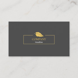 Gold Leaf Business Card Visitenkarte
