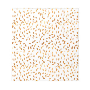 Gold Leaf Confetti Muster Notizblock