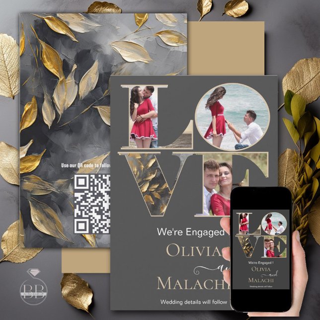 Gold Leaf Impasto Noir Ankündigung (Von Creator hochgeladen)