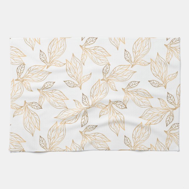 Gold Leaf Küchentuch (Horizontal)