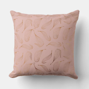 Gold Leaf Soft Taupe Pillow Kissen