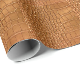 Gold leather texture luxury geschenkpapier