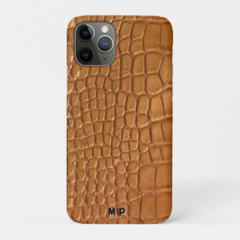 Gold leather texture luxury meeting planner Case-Mate iPhone hülle