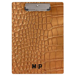 Gold leather texture luxury meeting planner klemmbrett