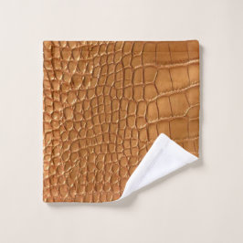 Gold leather texture luxury waschlappen