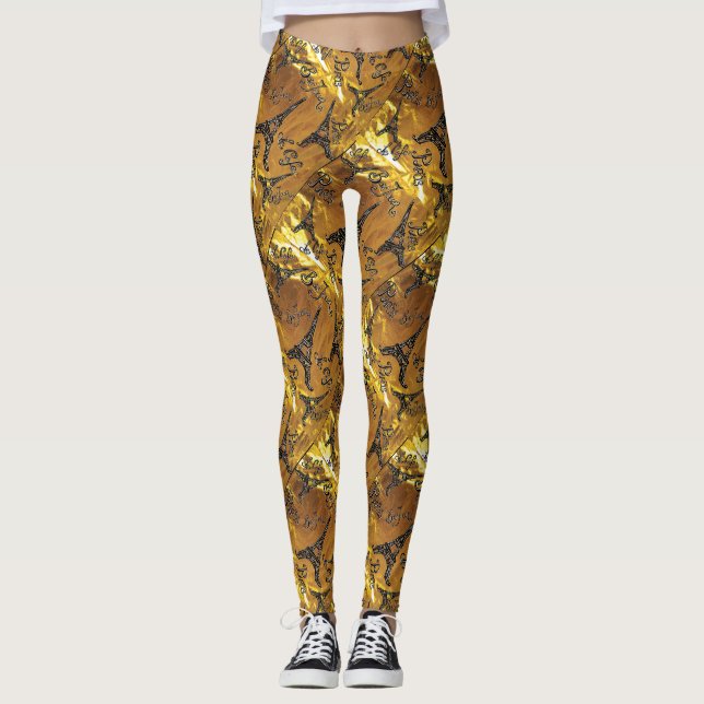 Gold Leggings (Vorderseite)