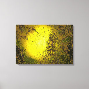 Gold Leinwanddruck
