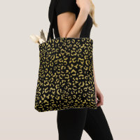 Gold Leopard, Gold Glitzer, Leopard Muster