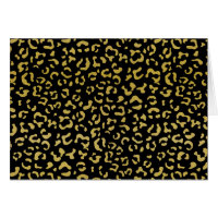 Gold Leopard, Gold Glitzer, Leopard Muster