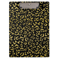 Gold Leopard, Gold Glitzer, Leopard Muster