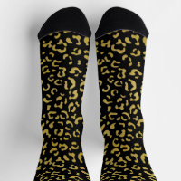 Gold Leopard, Gold Glitzer, Leopard Muster