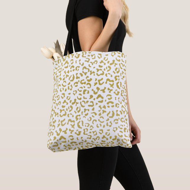 Gold Leopard, Gold Glitzer, Leopard Print (Von Nahem)