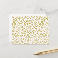 Gold Leopard, Gold Glitzer, Leopard Print