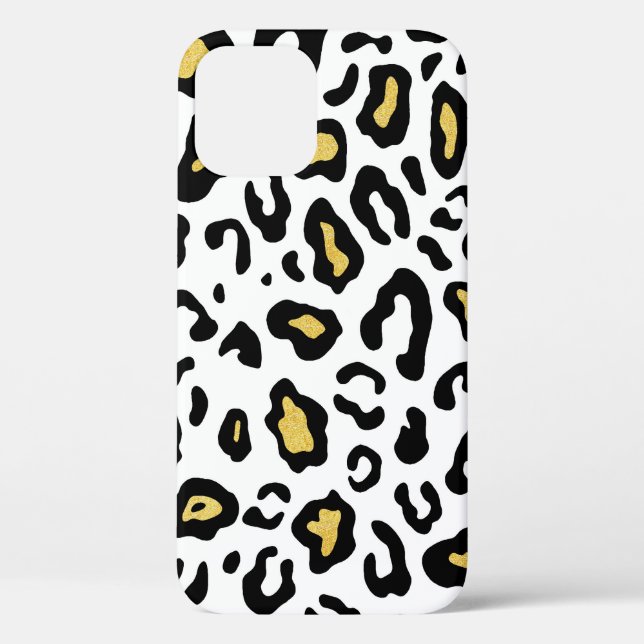 Gold Leopardenprint, nahtlos Muster. Case-Mate iPhone Hülle (Rückseite)