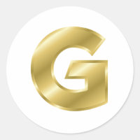 Gold Letter G