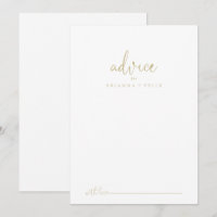 Gold Liebe Extravagantes Skript Hochzeitsratenkart
