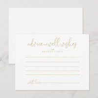 Gold Liebe Extravagantes Skript Hochzeitsratenkart