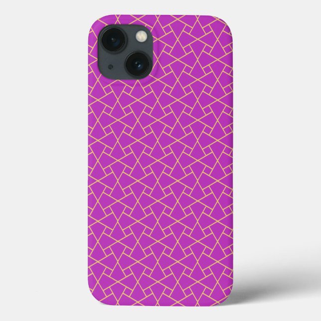 Gold Lila Samsung Galaxy Case-Mate iPhone Hülle (Rückseite)