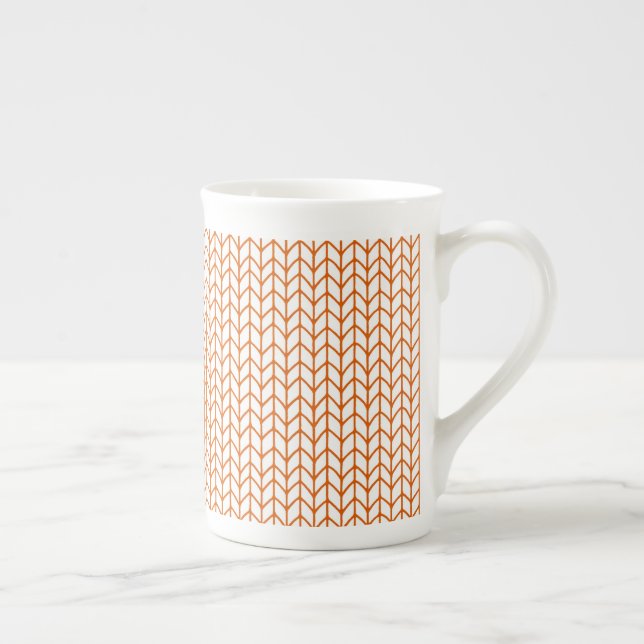 GOLD LINE STRICK Knochenstück China Tasse (Rechts)