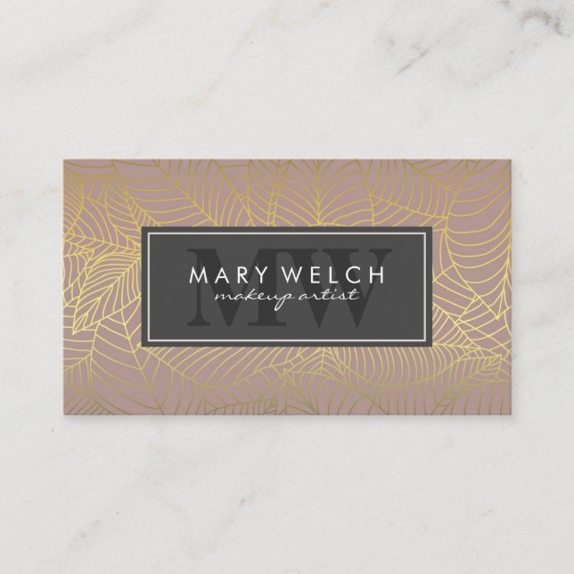 Gold Lines Natural Background Pattern Terminkarte (Vorderseite)