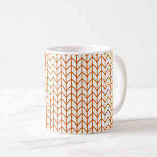GOLD LINIE STRICK Weiße Tasse