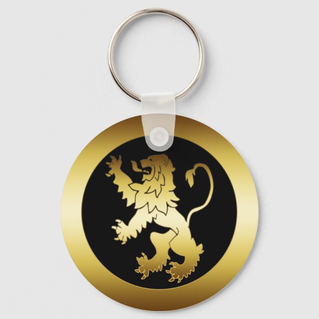 GOLD LION SCHLÜSSELANHÄNGER (Vorderseite)